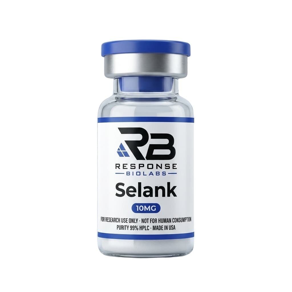 Selank research vial
