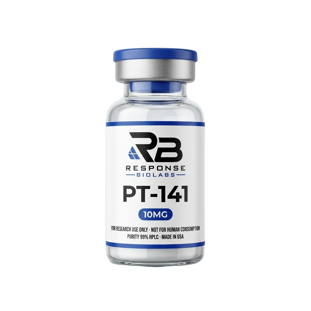 PT-141 10mg research peptide vial