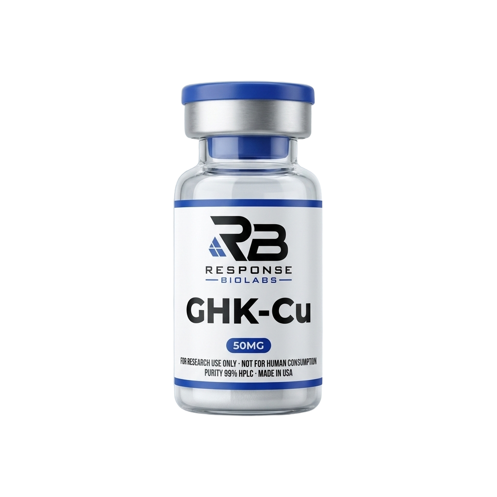 GHK-Cu 50mg research peptide vial