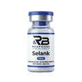 Selank 10mg research peptide vial