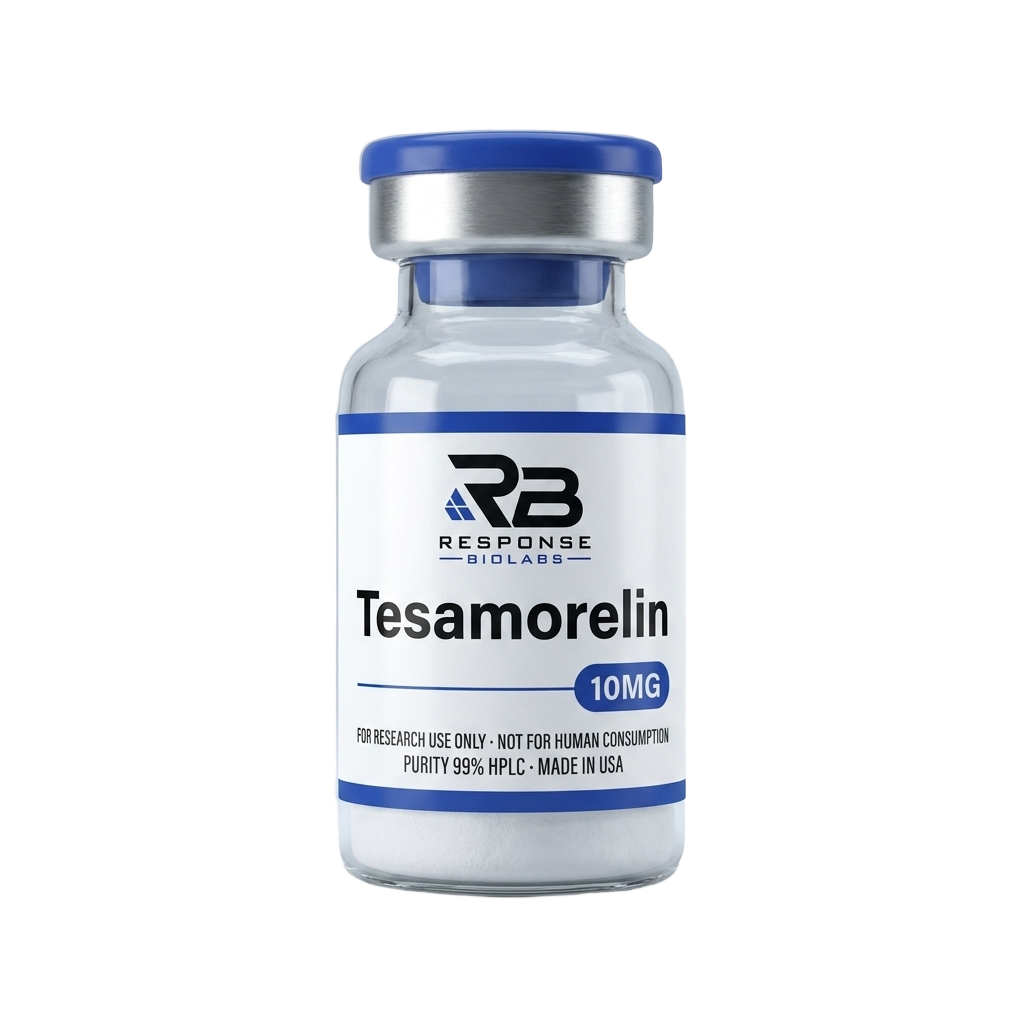 Tesamorelin 10mg research peptide vial