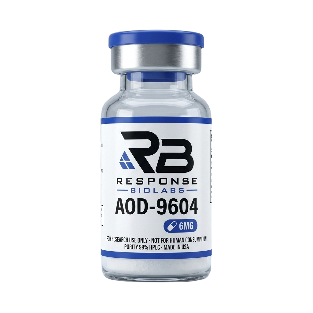 AOD-9604 6mg research peptide vial