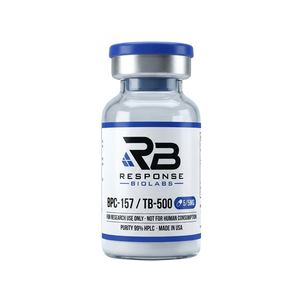 BPC-157 / TB-500 Blend 5/5mg research peptide vial