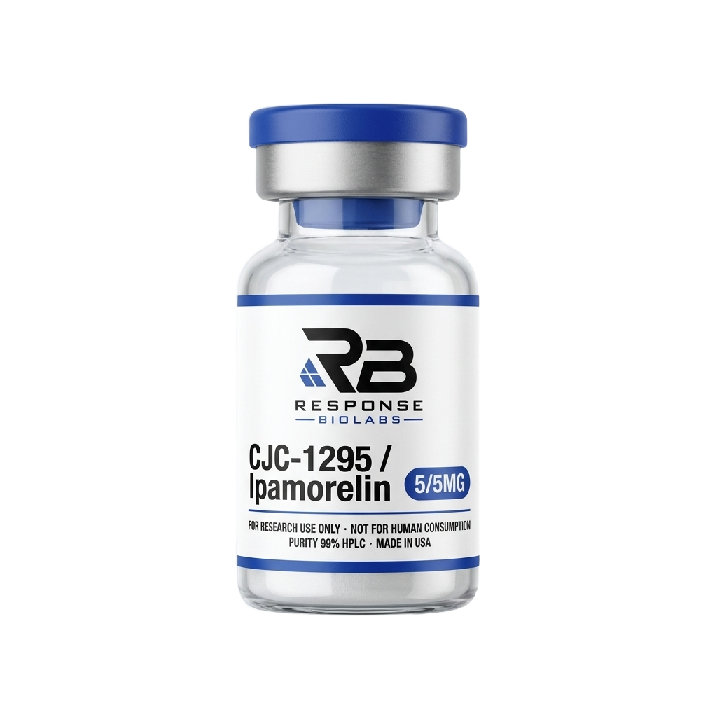 CJC-1295 (no DAC) / Ipamorelin Blend 5/5mg research peptide vial